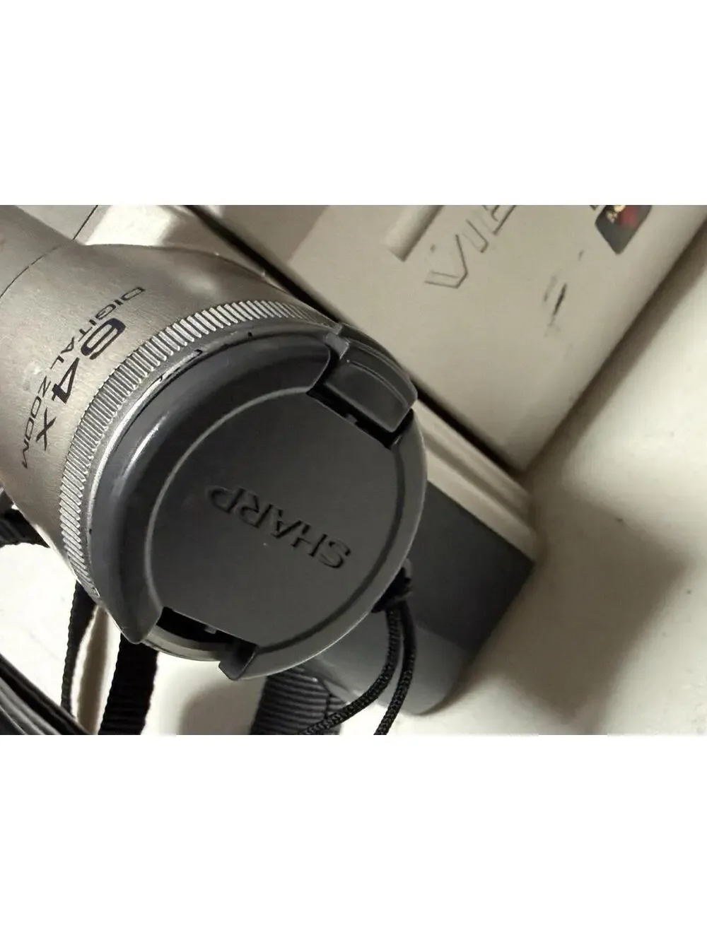 Sharp Model VL-E765U Silver Black View Camcorder No Charger ( Untested )